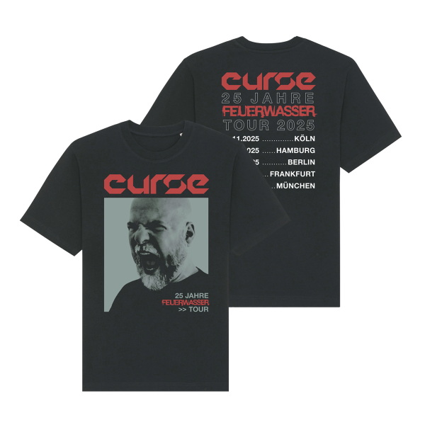 Tour-T-Shirt (unisex) - 25 Jahre Feuerwasser