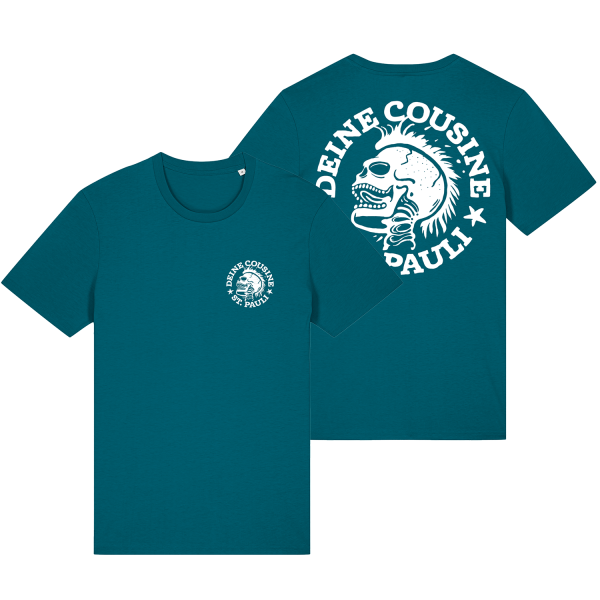 T-Shirt - Totenkopf, ocean depth - NUR VORBESTELLUNG