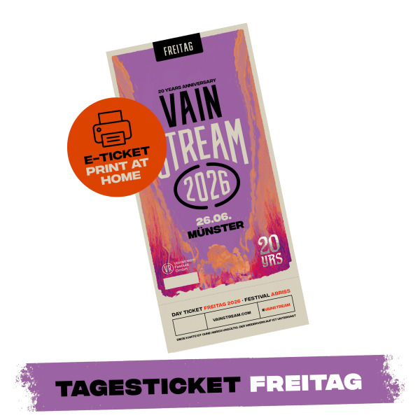 Tagesticket 2026 - Freitag - E-Ticket