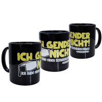 Kaffeepott - Ich gender nicht ich habe einen Schulabschluss