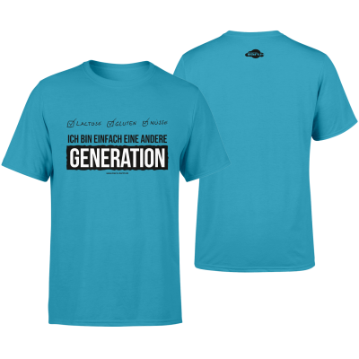 T-shirt Uomo B&C 'Ich Habe Ein Abitur' - Maglietta Slogan Divertente Anti-Gender - Nuova