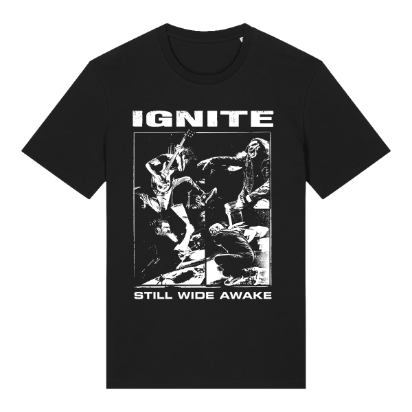 T-Shirt - Cover "Still Wide Awake, black
