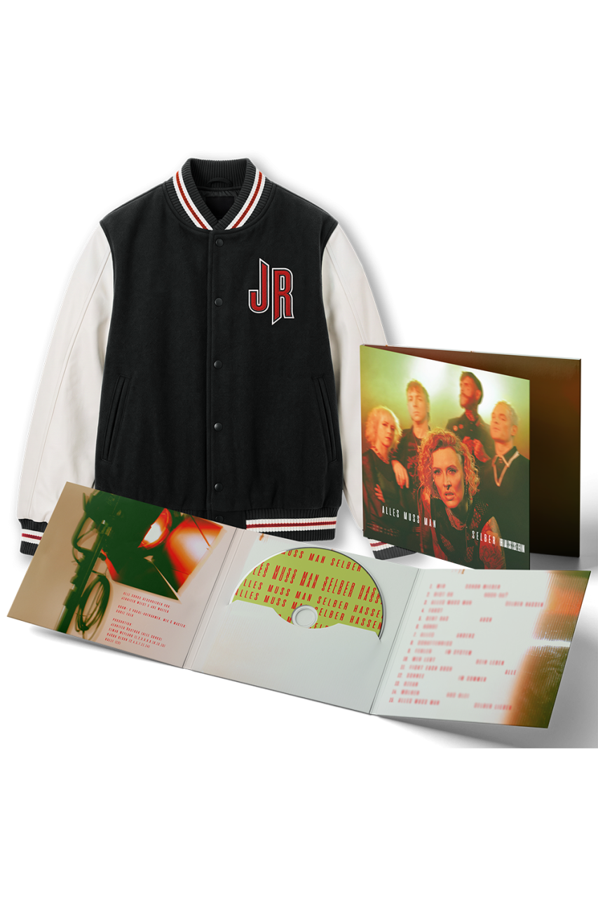 Bundle: CD (Digisleeve) + Collegejacke - "ALLES MUSS MAN SELBER HASSEN"