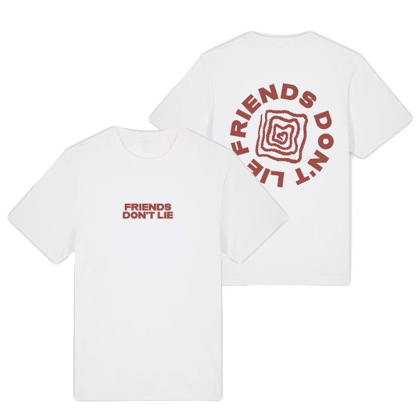 Friends Don't Lie - T-Shirt - Zenit der Dramaturgie, weiss