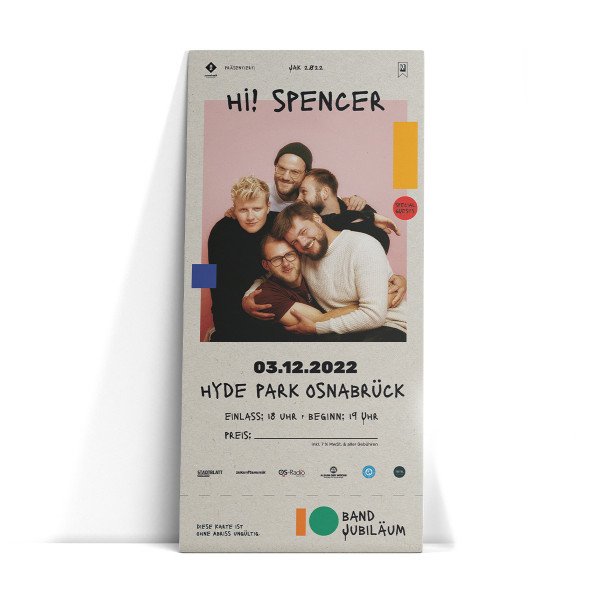 Hi! Spencer - Hardticket - Osnabrück 03.12.2022