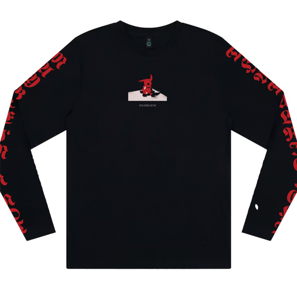 Palebloom - Longsleeve - Plushie, schwarz