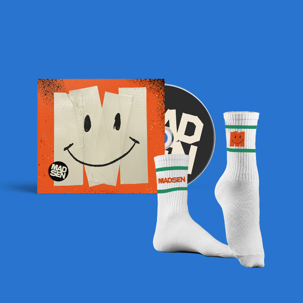 Bundle - SMILE - CD (Digipak) + Socken, weiß - handsigniert