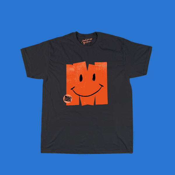 T-Shirt - SMILE, schwarz