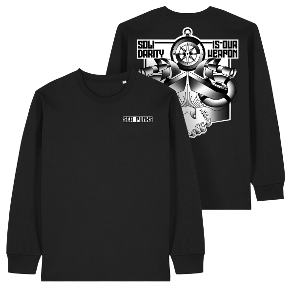 Longsleeve - Solidarity is our Weapon (limited edition), schwarz