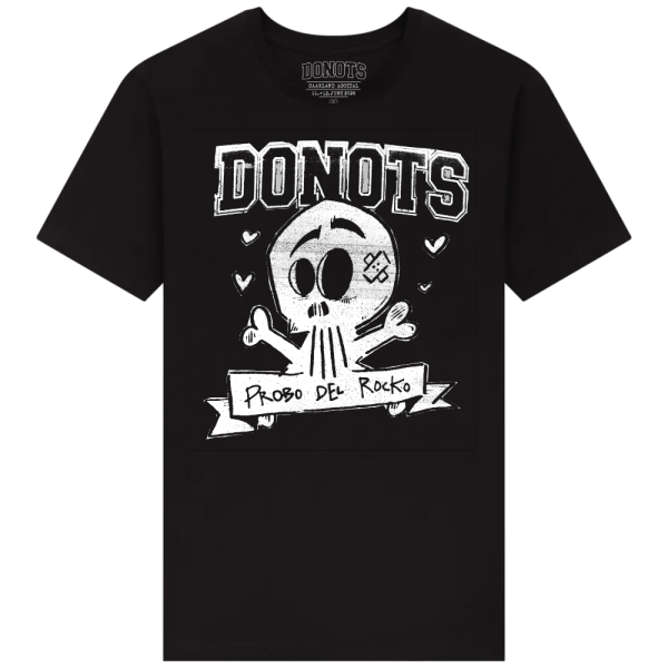 Donots Unisex T-Shirt - Probo del Rocko, schwarz