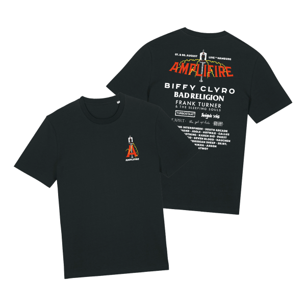 T-Shirt - Line Up 2026, schwarz