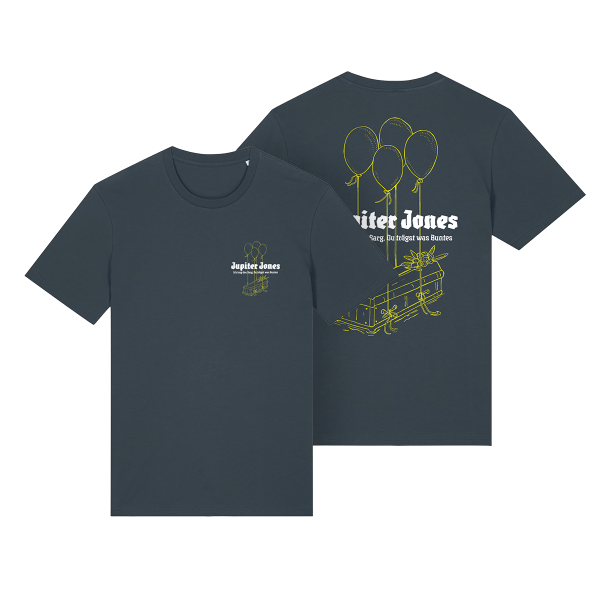T-Shirt - Ich trag den Sarg, Du trägst was Buntes, india ink grey