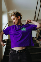 T-Shirt - Totenkopf Boxy (kurz-geschnitten) T-Shirt - Totenkopf Boxy (kurz-geschnitten)