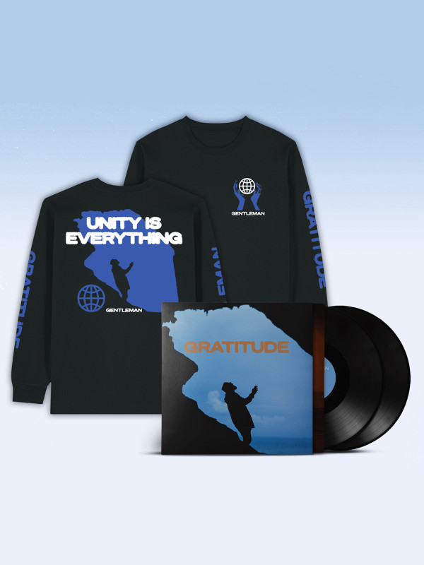 Bundle: 2LP - GRATITUDE + Oversized Longsleeve, black - handsigniert