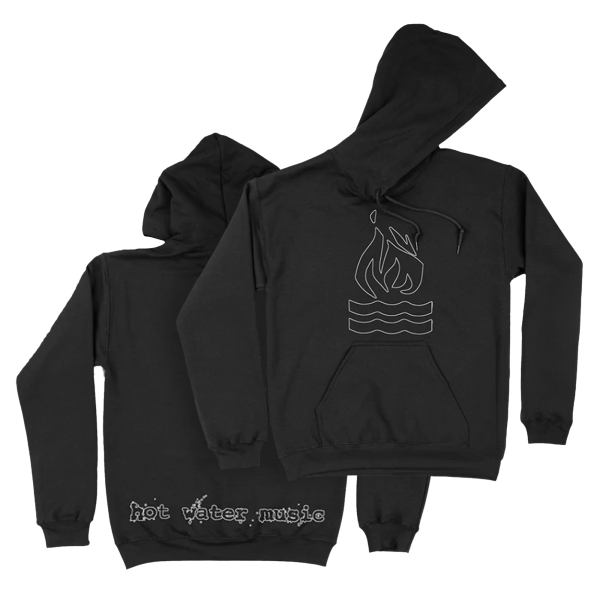 Hoodie - Outline, black