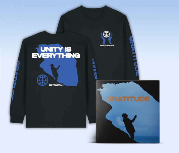 Bundle: CD - GRATITUDE + Oversized Longsleeve, black - handsigniert