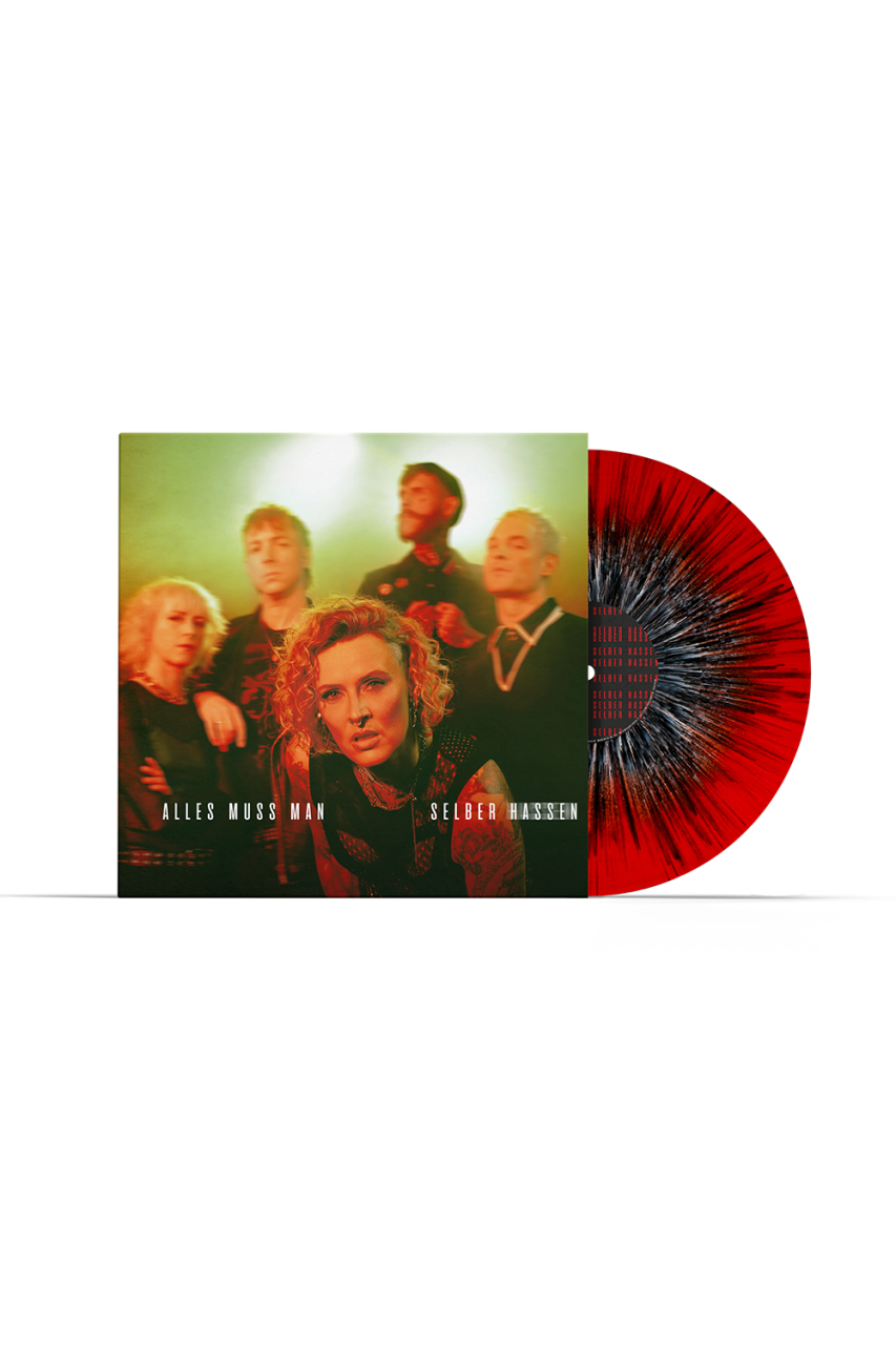 LP (Splatter) - "ALLES MUSS MAN SELBER HASSEN" - handsigniert