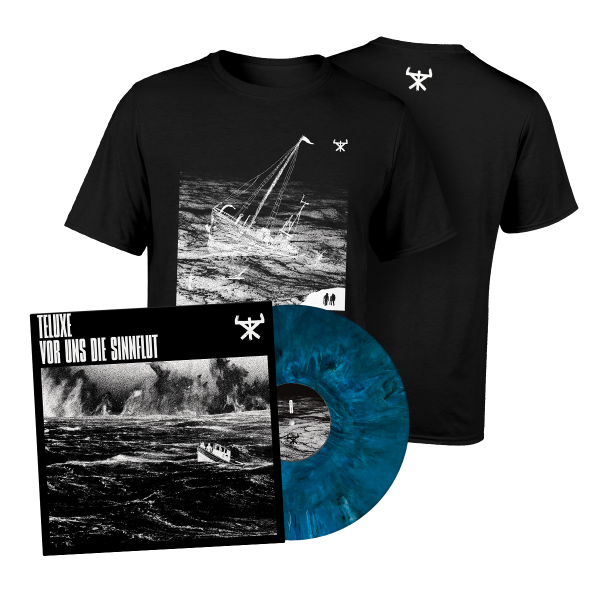 Vinyl Bundle - "Vor uns die Sinnflut" - LP (m.blue) + Shirt "Geisterschiff"