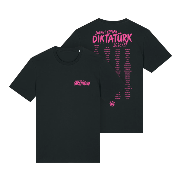 Tourshirt - Diktatürk, schwarz