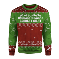 Weihnachtspullover - Der Weihnachtsmann gendert nicht