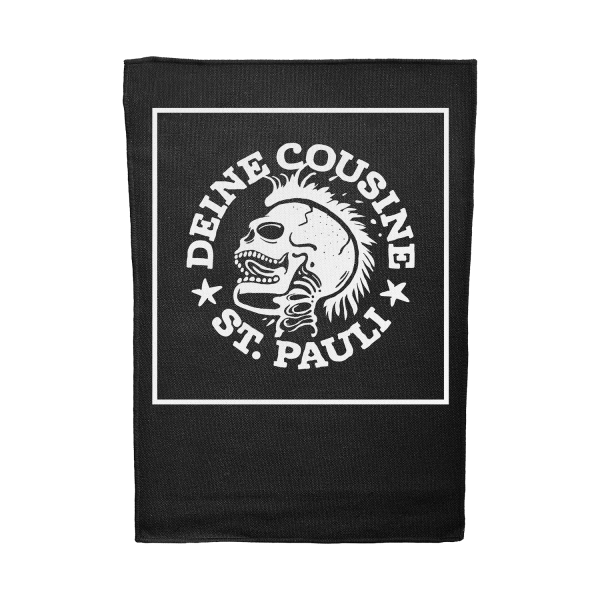 Backpatch - Totenkopf, schwarz