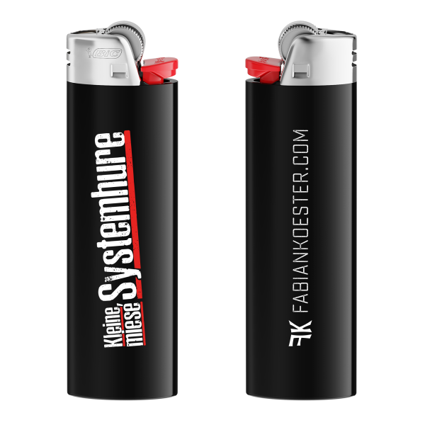 Feuerzeug - Systemhure, schwarz