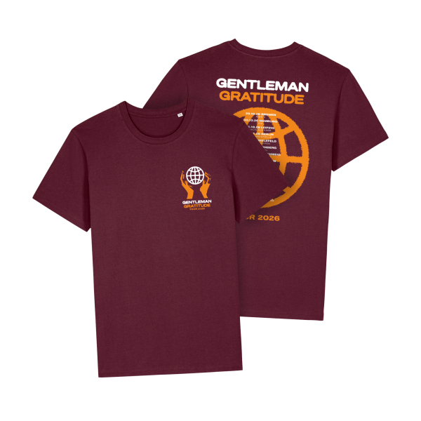 T-Shirt - Tour World 2026, deep plum