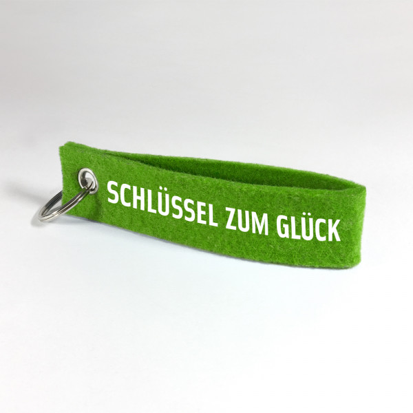 Schlüsselanhänger - Schlüssel zum Glück