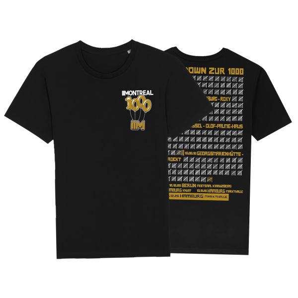 T-Shirt - 1000 Konzerte, schwarz