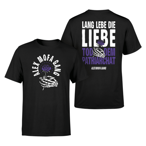 T-Shirt - Lang lebe die Liebe, schwarz