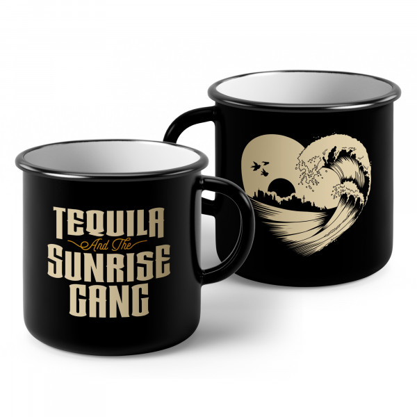 Tequila & the Sunrise Gang - Emaille-Becher