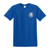 T-Shirt - Wappen-Stick, (blau) T-Shirt - Wappen-Stick, (blau)