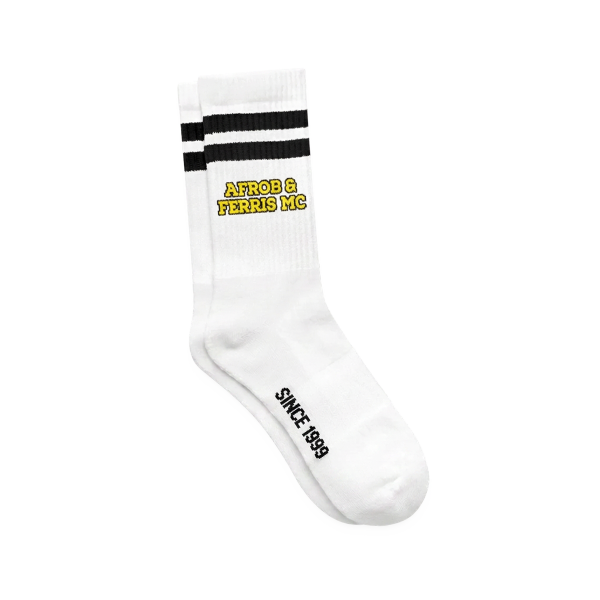Tennissocken - Logo, weiß