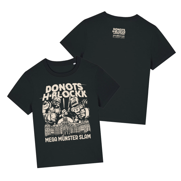 Girlie T-Shirt - Mega Münster Slam, schwarz
