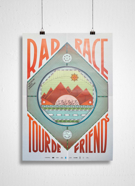 RAD RACE - Tour De Friends 2017 Poster