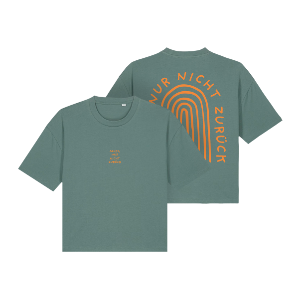 Boxy T-Shirt - Alles, nur nicht zurück, green bay (boxy cut)