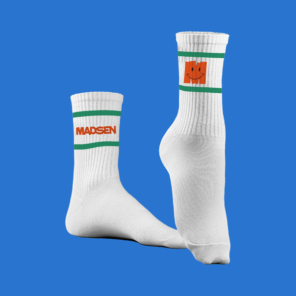 Socken - SMILE, weiß