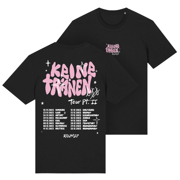 Tourshirt - Keine Tränen, schwarz