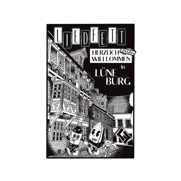 Kunstdruck-Poster - Liedfett HWIC Tour 2026 (A3)