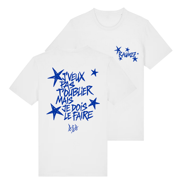 T-Shirt - Vergessen, weiss