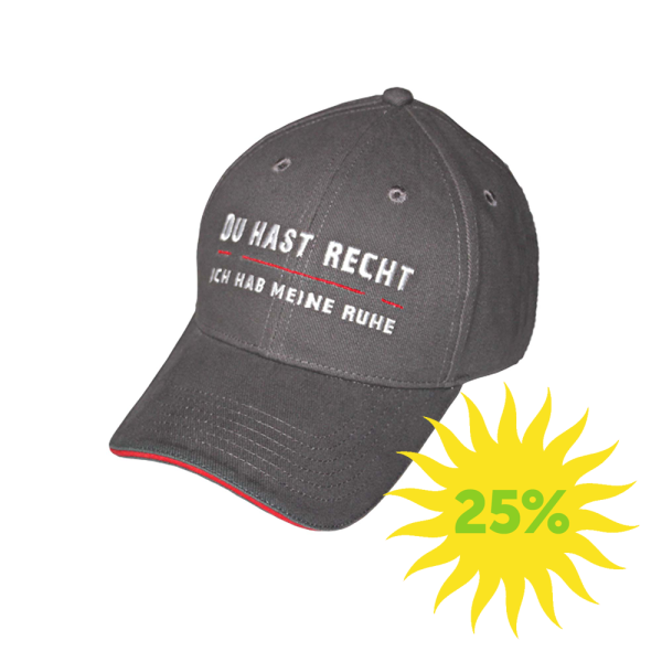 Basecap - Du hast Recht ich hab meine Ruhe
