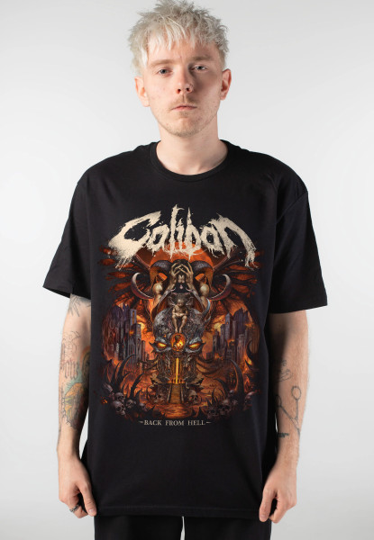 T-Shirt - Back From Hell Cover, schwarz