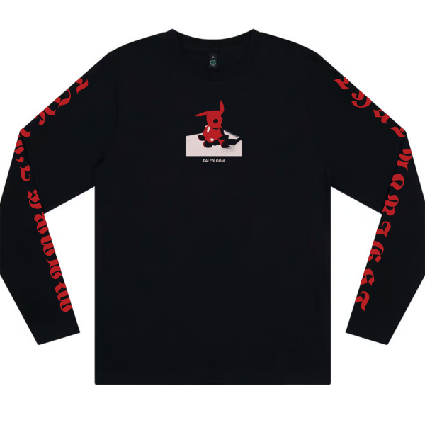 Palebloom - Longsleeve - Plushie, schwarz