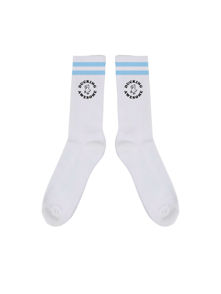 Socken - Ducking Awesome, weiss