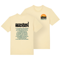 Vorder- und Rückansicht des Shirts. Genauere Beschreibungen der Motive findet man bei den folgenden Einzel-Mock Ups.  Vorder- und Rückansicht des Shirts. Genauere Beschreibungen der Motive findet man bei den folgenden Einzel-Mock Ups.