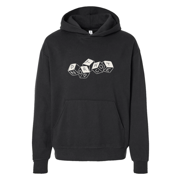 Hoodie - 'Dice' - black