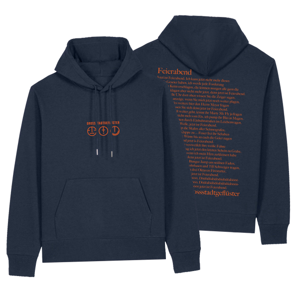 Hoodie - Feierabend - Jubiläums Edition, french navy