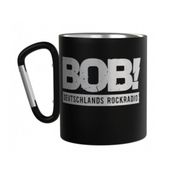 Karabiner-Becher - Roadie´s Fuel, schwarz