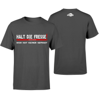 Männer Shirt - Halt die Fresse Männer Shirt - Halt die Fresse