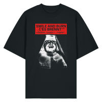 Oversize-Shirt - SAB + Es brennt - Nonne Tour 2026, schwarz